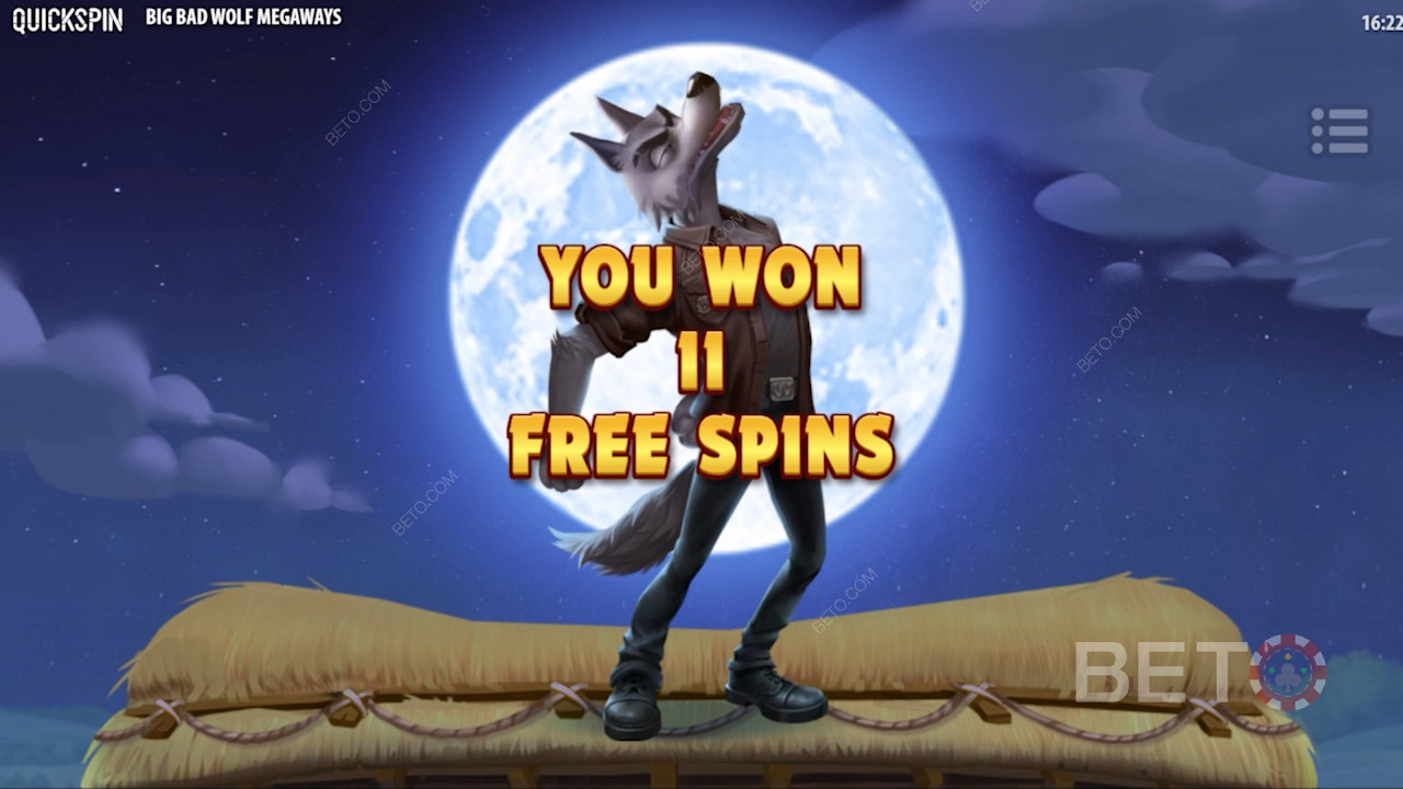 Snag 11 Free Spins with 3 Scatter Symbols