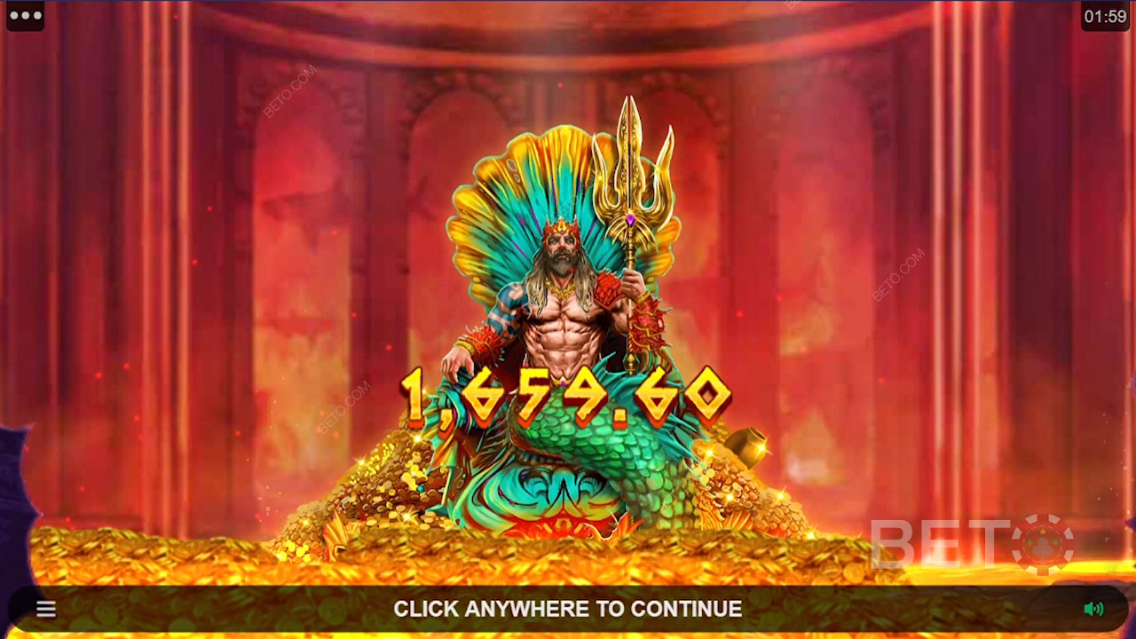 Score big in Ancient Fortunes: Poseidon Megaways online pokie