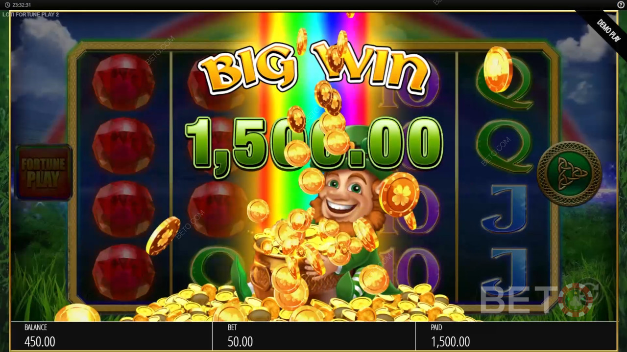 Bag 50,000x Your Wager in the Luck O The Irish Fortune Spins 2 Pokie!