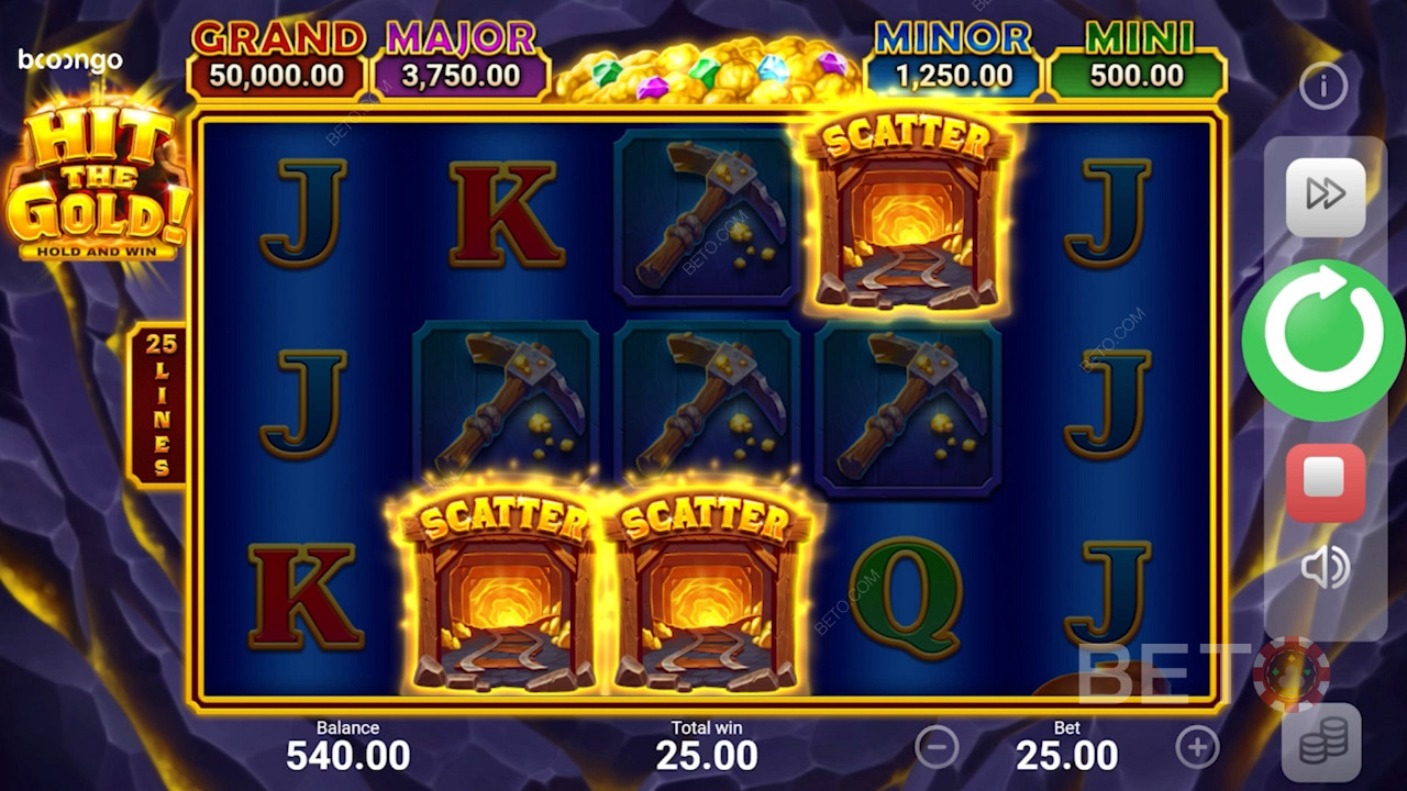 Score at least 3 Scatter symbols on the reels to unlock the Free Spins bonus round