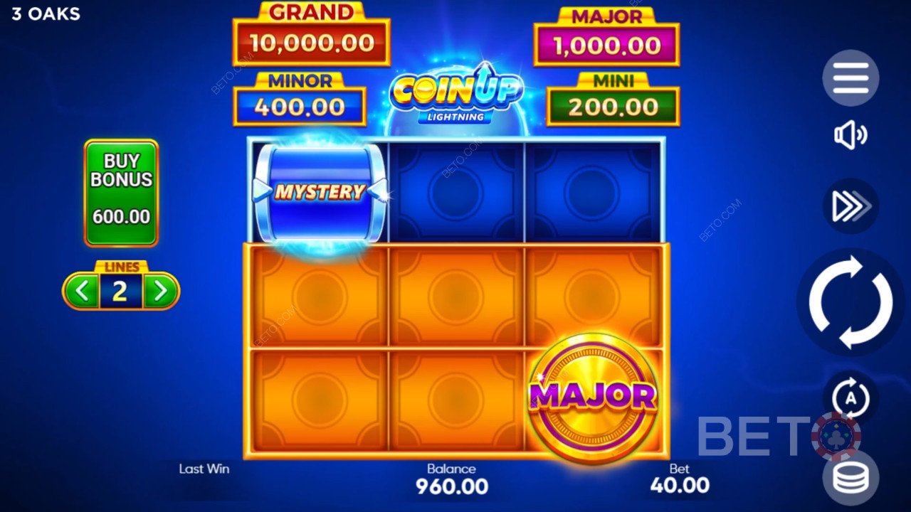 Coin Up: Lightning by 3 Oaks Gaming - Bonus Features Breakdown
