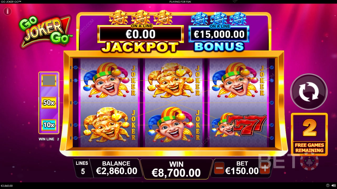 Score 1,000x Your Wager on the Go Joker Go Pokie!