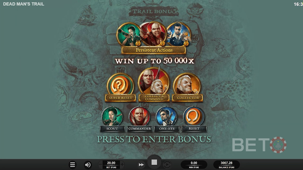 Savour the ultimate Trail Bonus with 11 modifiers in Dead Man