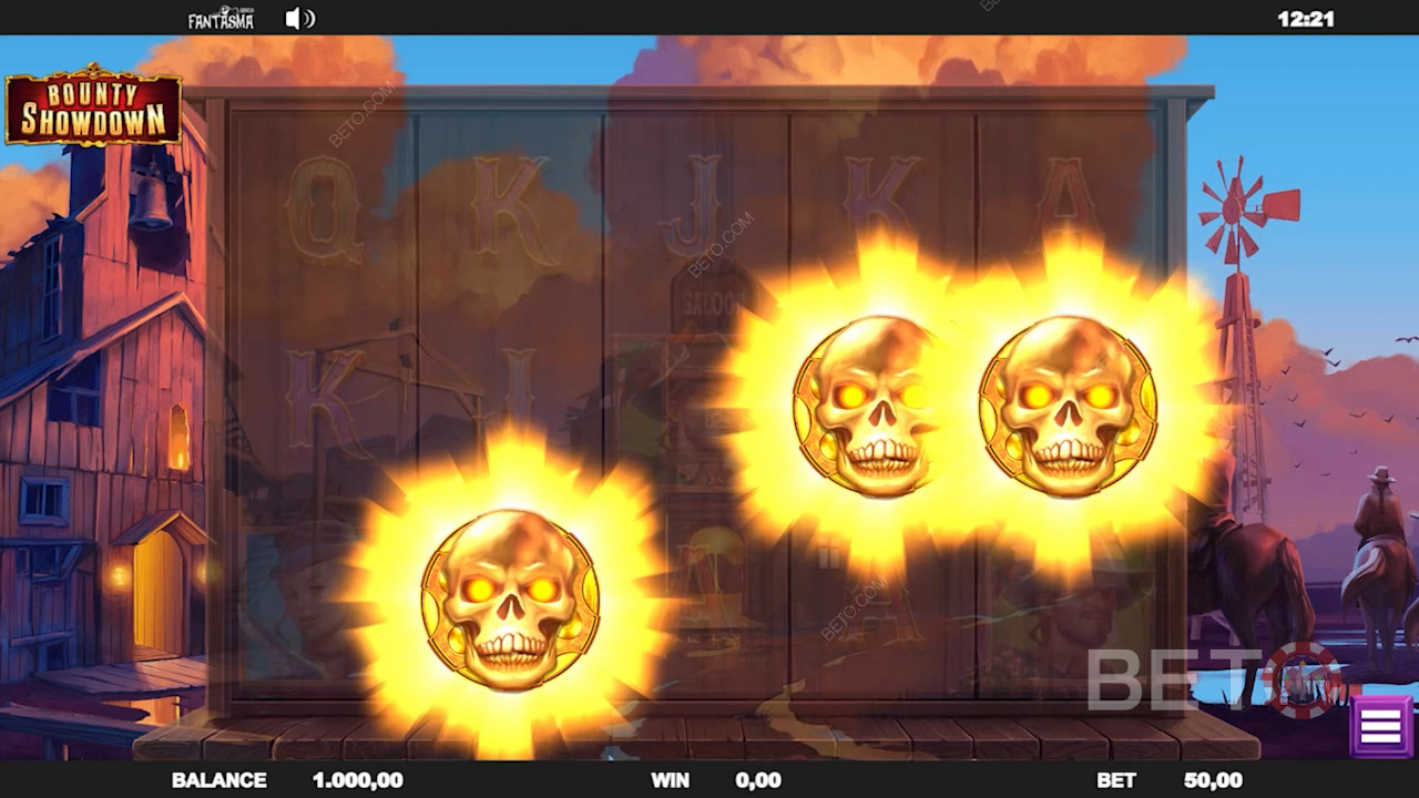 Special Wild symbols in Bounty Showdown and instant win prize