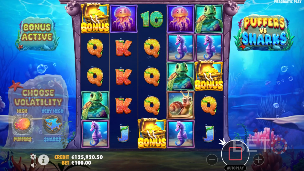 Puffers Vs Sharks Free Play