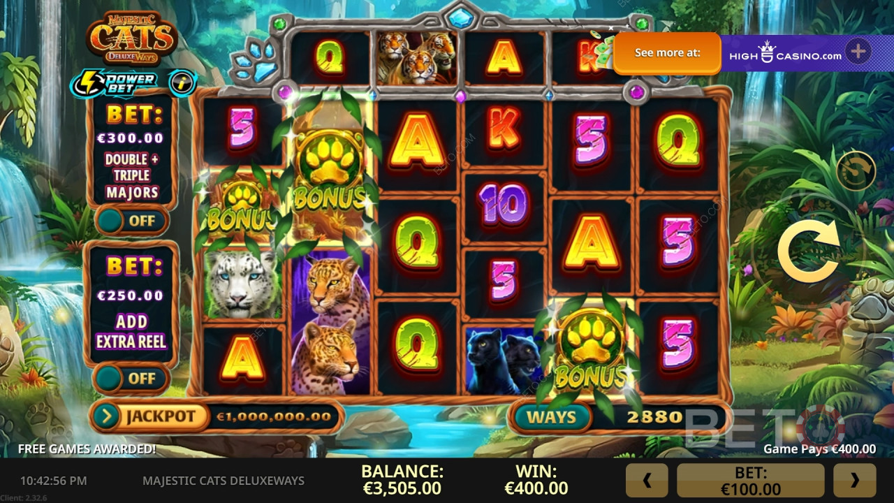 Majestic Cats DeluxeWays Free Play