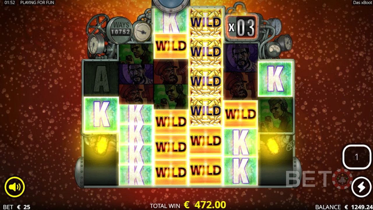 Dive into a sea of thrilling bonus features in the Das xBoot pokie