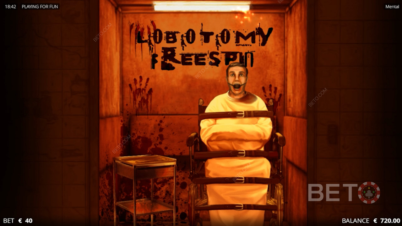 Moody visuals and bonus round animations in Mental