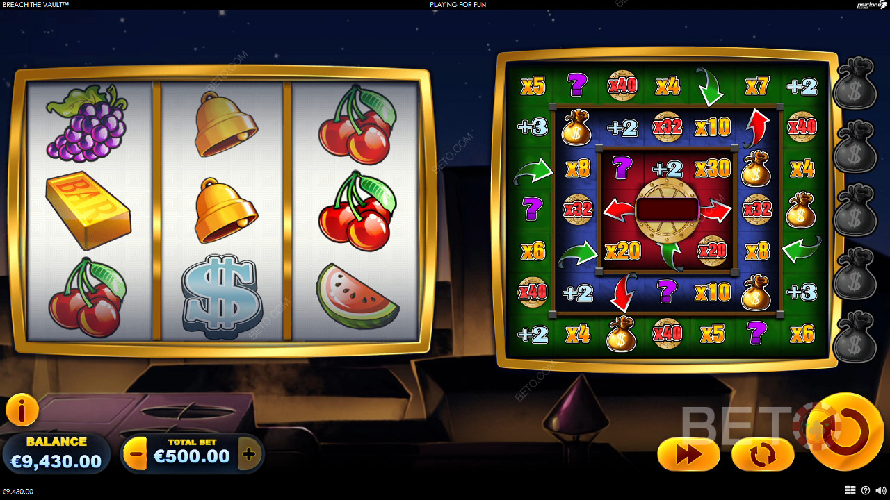 Score 1,719x Your Wager in the Breach The Vault Online Pokie!