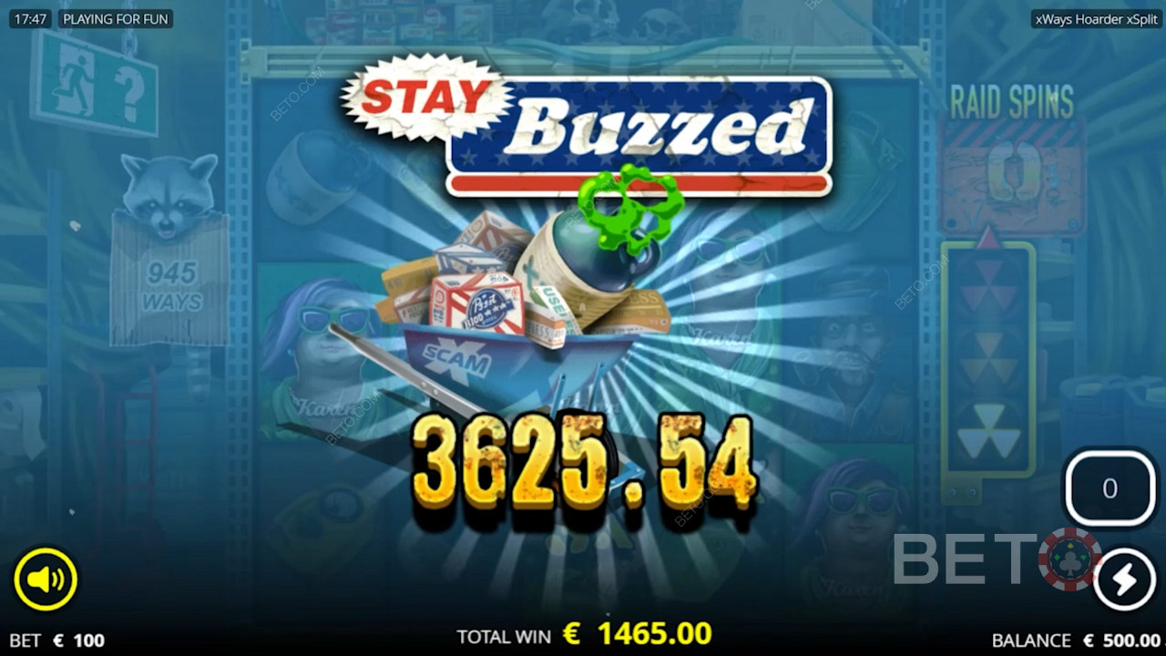 This high-risk pokie boasts a 96.14% return to player rate