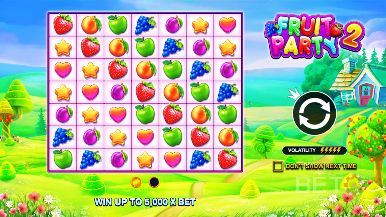 This pokie boasts adjustable RTP and high volatility gameplay