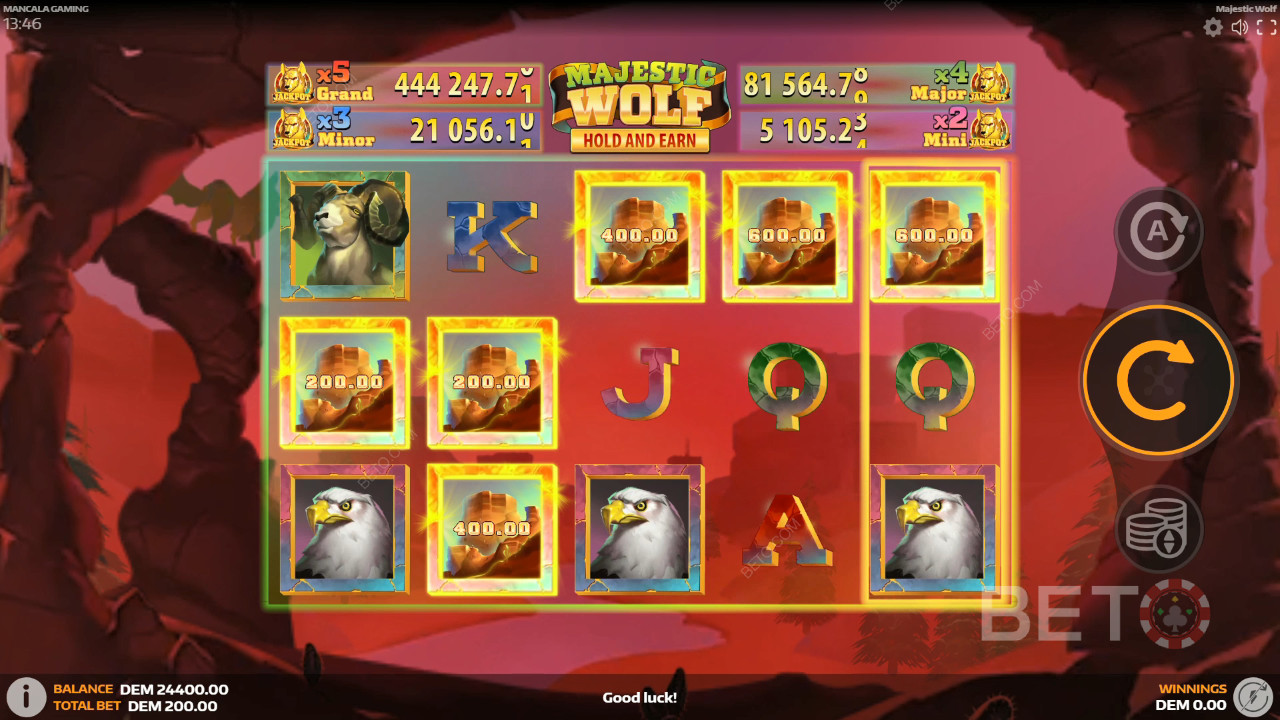 Majestic Wolf Free Play