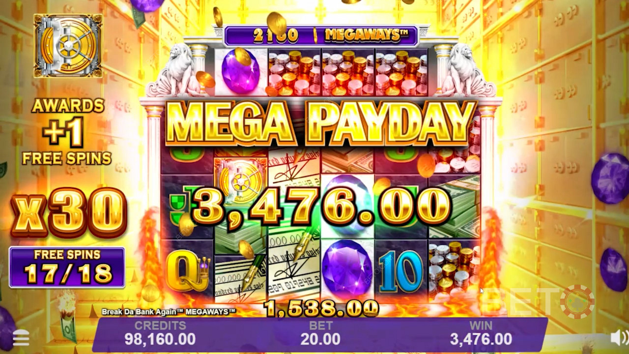 The massive Kiwi jackpot at Break Da Bank Again Megaways