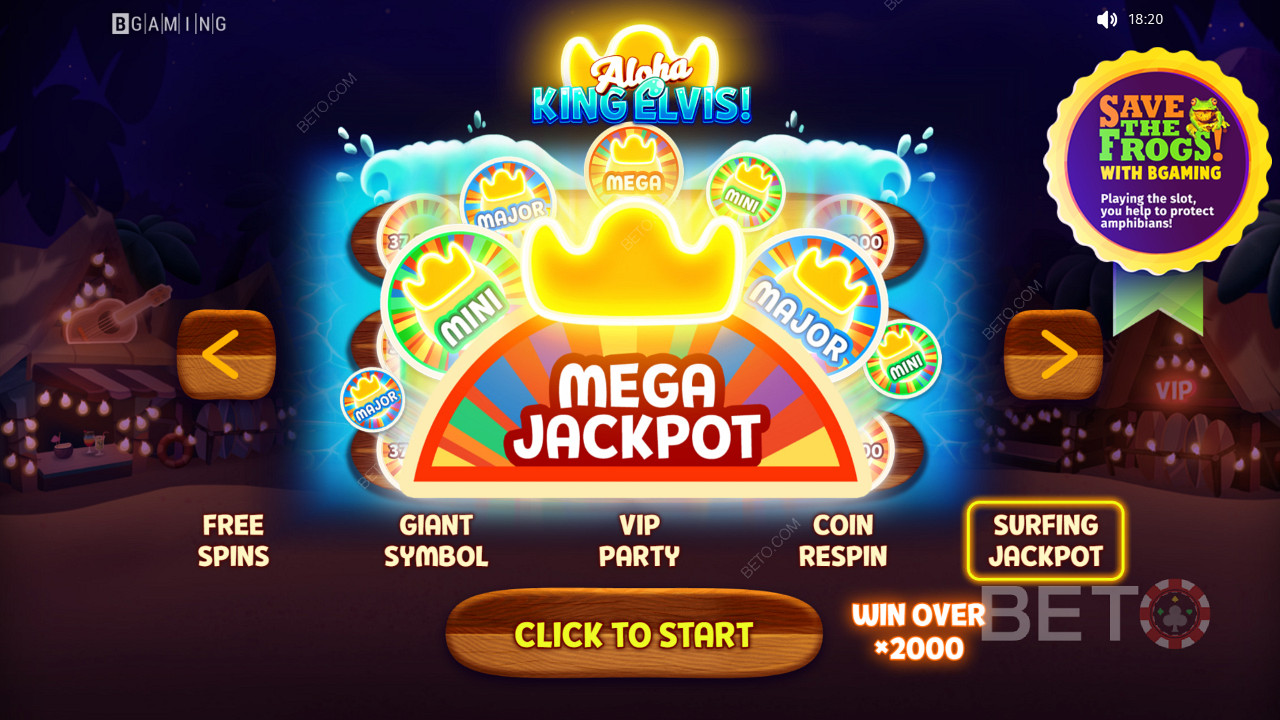 Massive prize in Aloha King Elvis