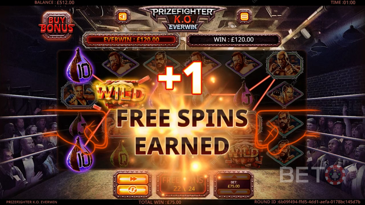 Score extra Free Spins in this pokie