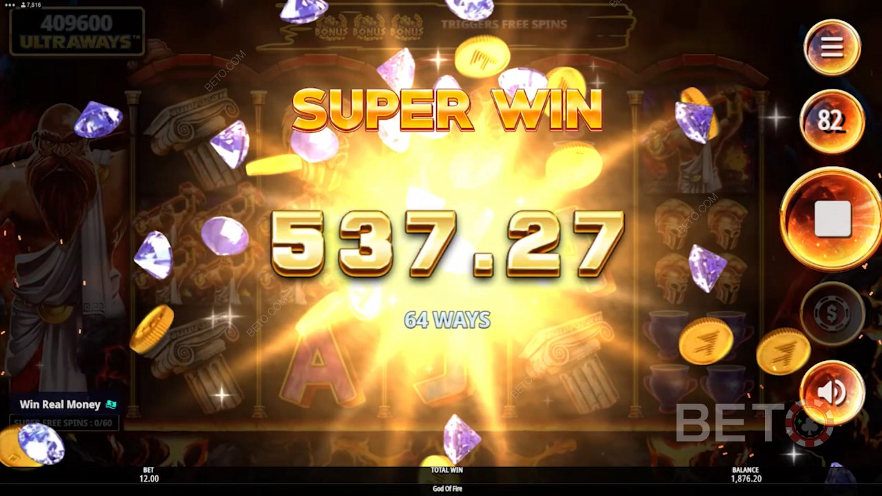 Give it a go and score sweet payouts up to 18,000x your total bet