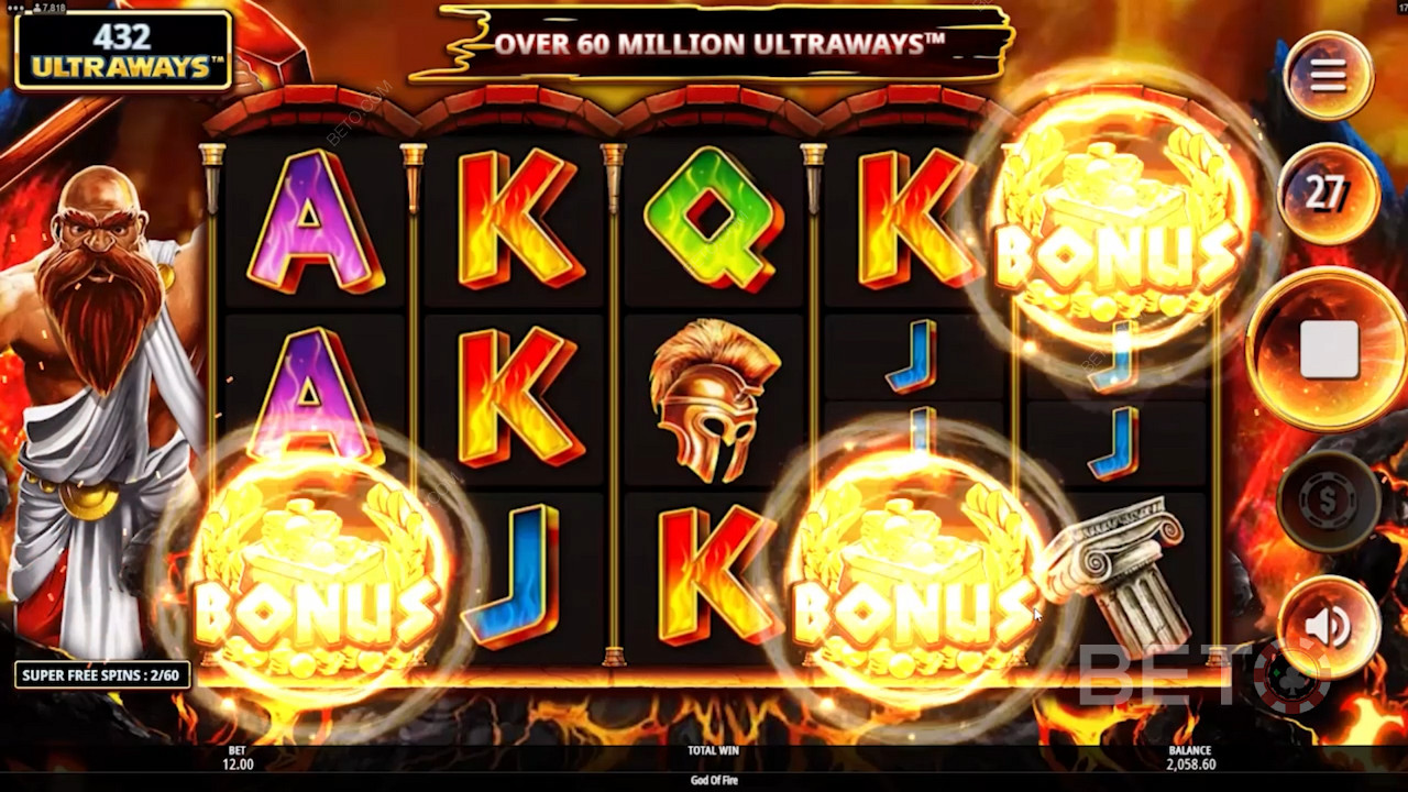 Rack up 60 Near-Miss Tickets to unlock the Super Free Spins feature