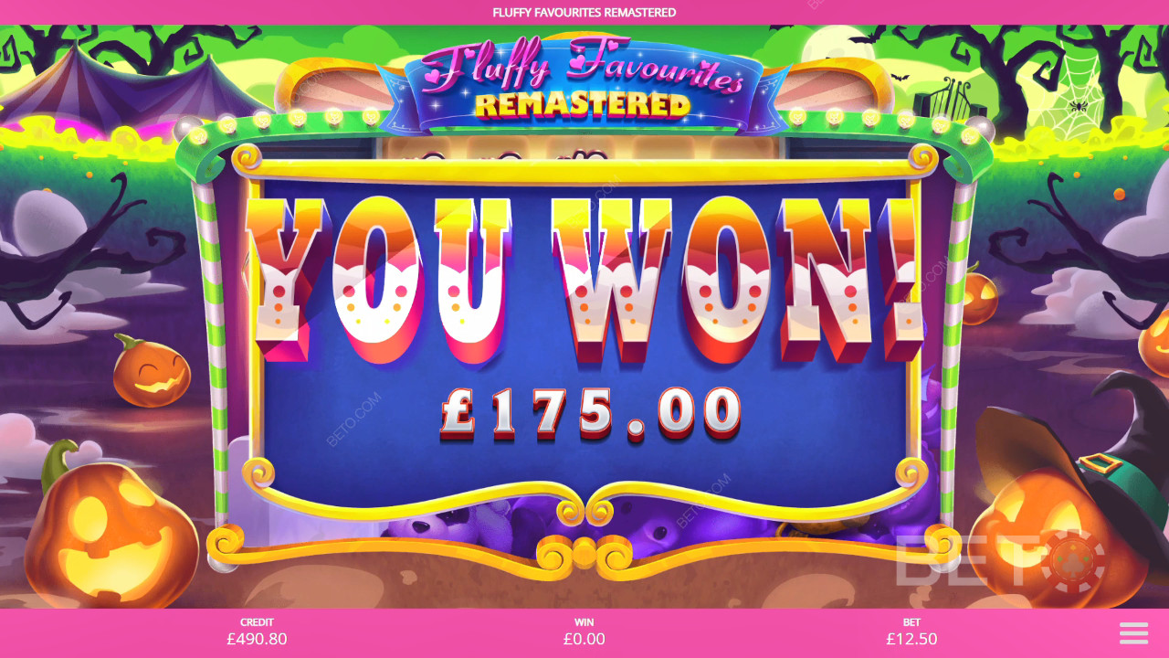 Score up to 5,000x Your Wager in the Fluffy Favourites Remastered Pokie!