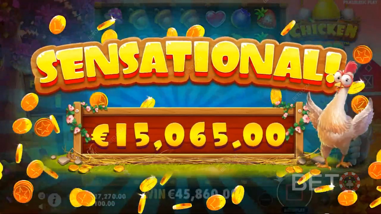 Score massive wins with epic Bonus Features