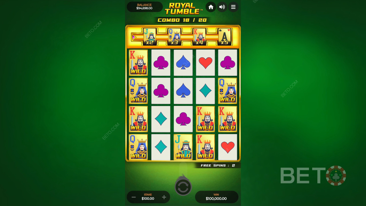 Royal Tumble Review by BETO Pokies