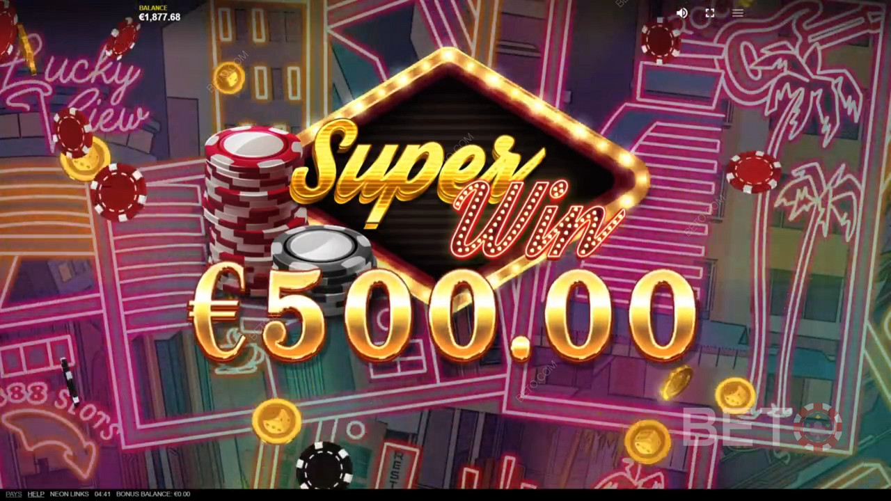 Score massive wins in Neon Links
