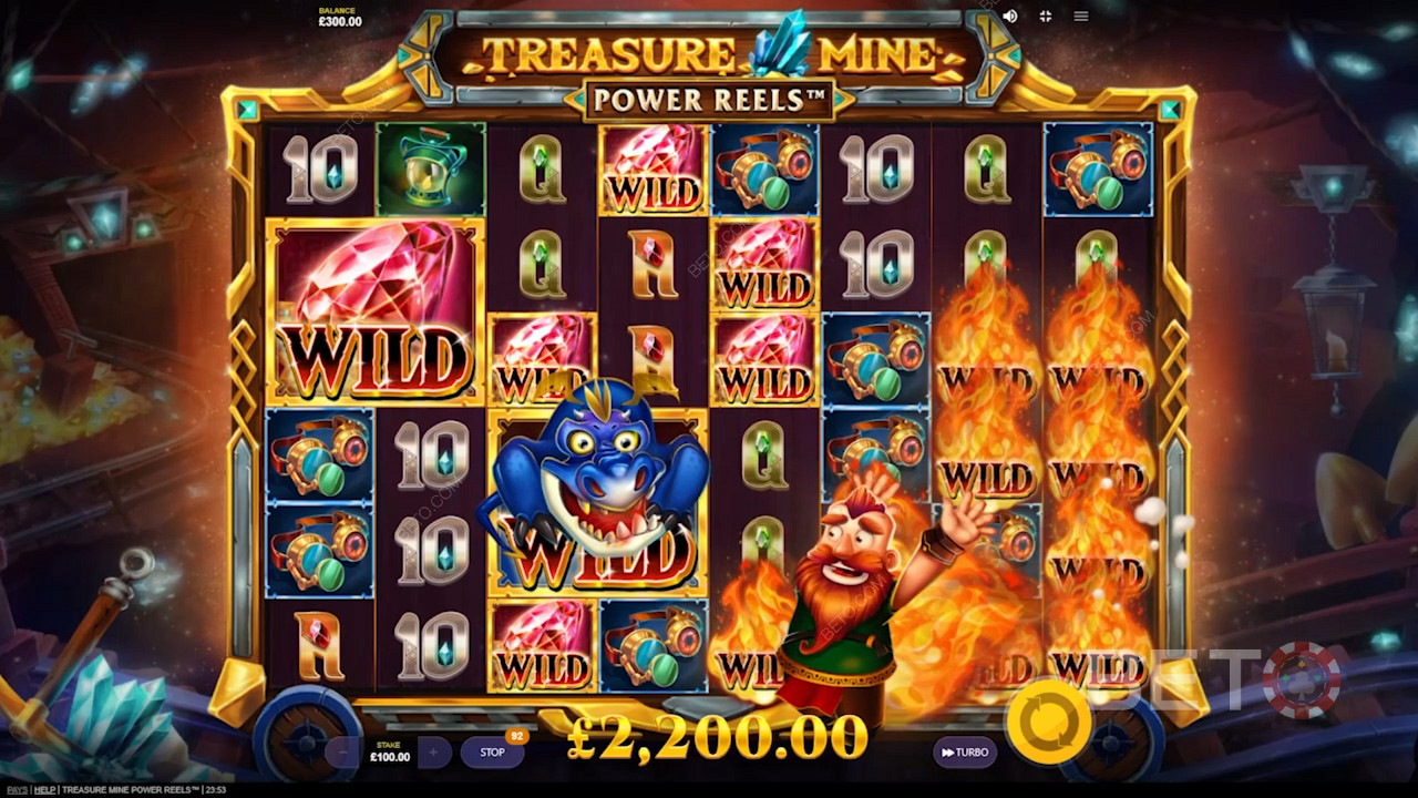 Snag 3 unique Wilds and unleash all features for a massive win