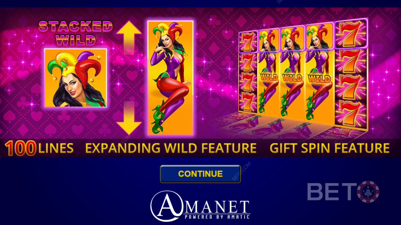 Score 11,666x Your Wager in Lucky Joker 100 Extra Gifts Pokie!