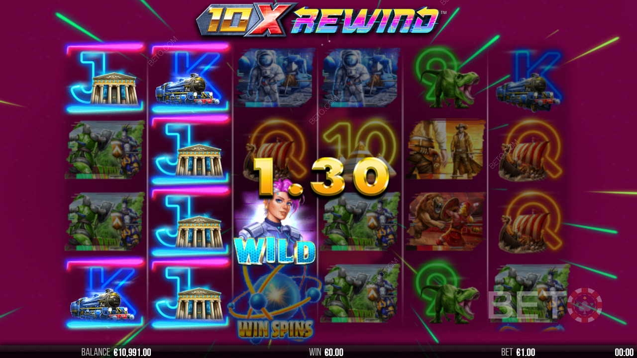 Retro neon vibes in 10x Rewind