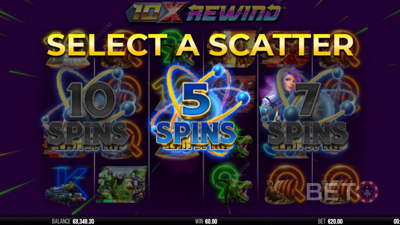 Special Scatter symbols in 10x Rewind