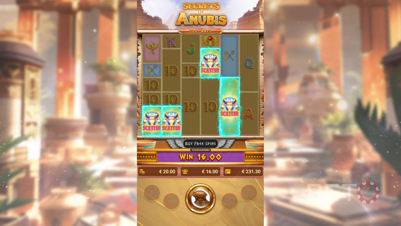 Secrets of Anubis Free Play