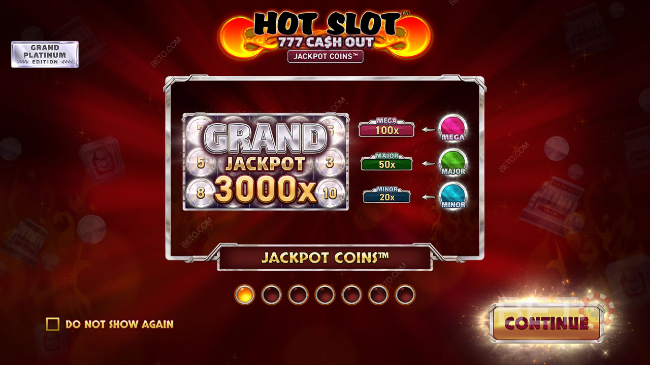 Bonus Features Explained in Hot Slot: 777 Cash Out Grand Platinum Edition by Wazdan