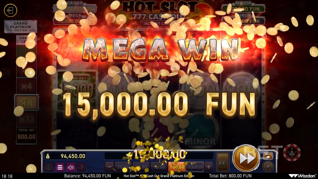 Win 3,000x Your bet in the Hot Slot: 777 Cash Out Grand Platinum Edition Pokie Online!