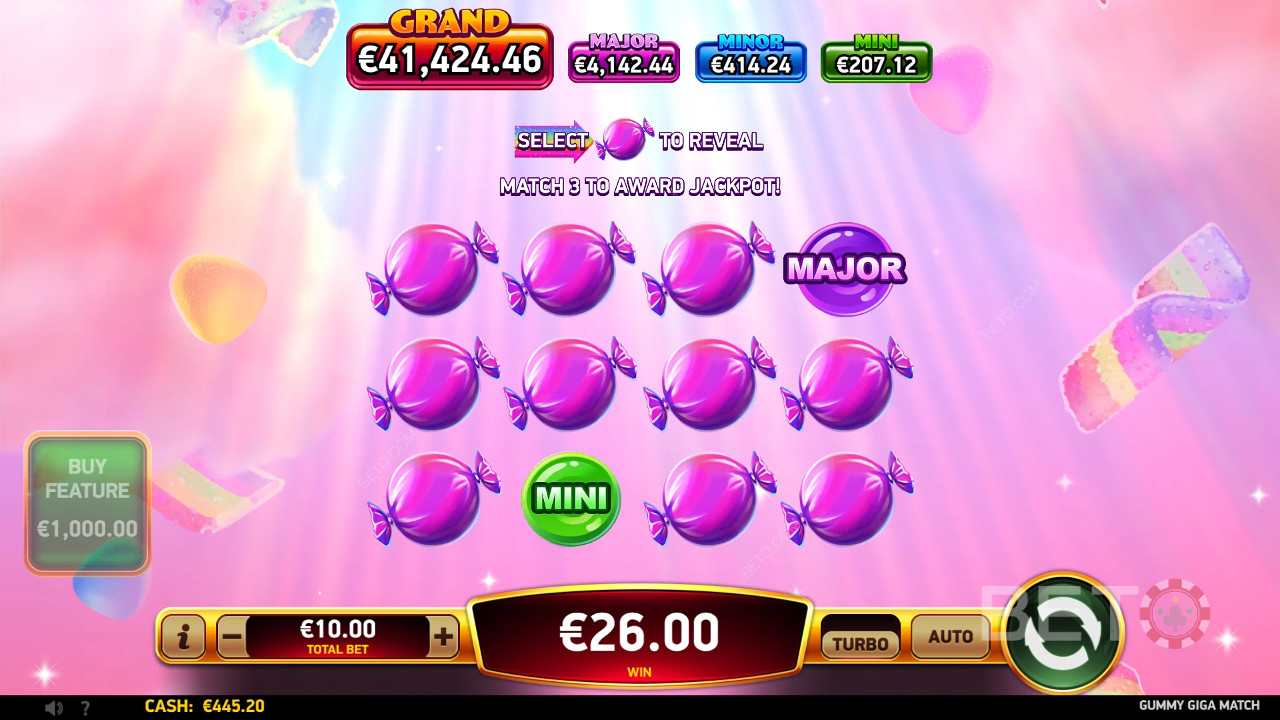 Score 18,997x Your Wager in the Gummy Giga Match Pokie Online!