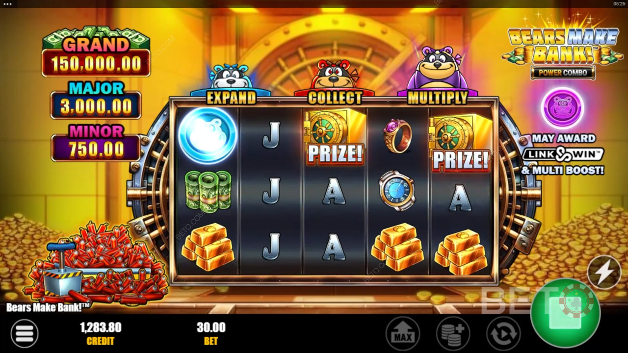 Kiwi Bears Cash In! Power Combo Review by BETO Pokies