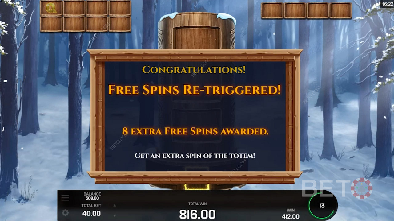 Respin for Free and Nab an Extra Expanding Symbol