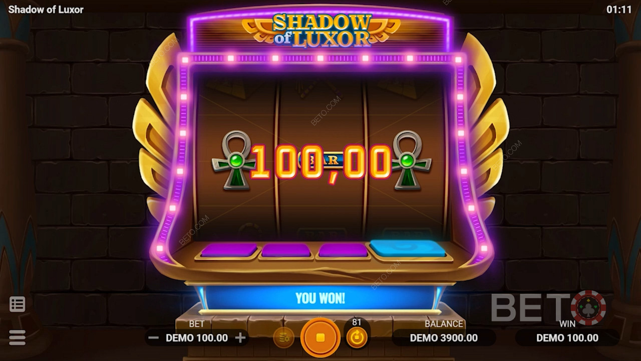 Play Shadow of Luxor pokie with ancient treasures for some sweet payouts