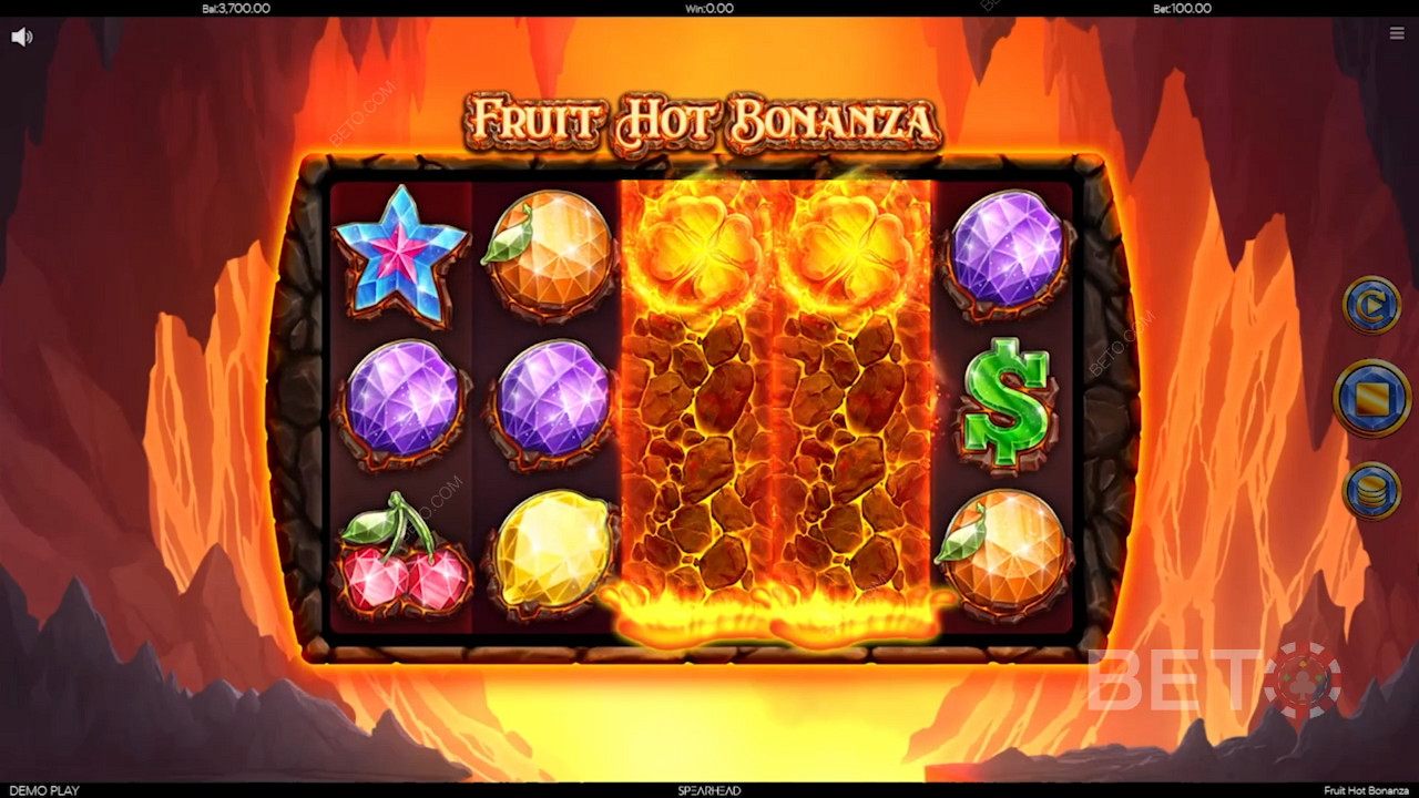 Sizzling visuals in Fruit Hot Bonanza