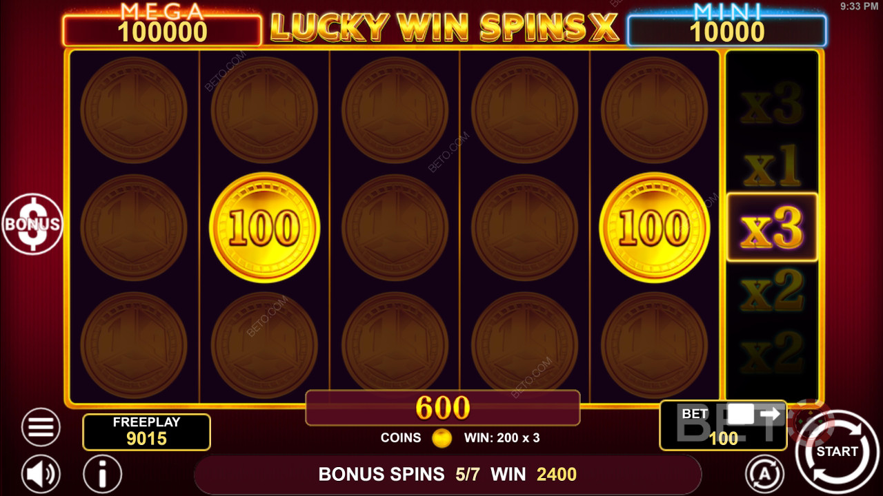 How to Play Lucky Win Spins X on BETO Pokie