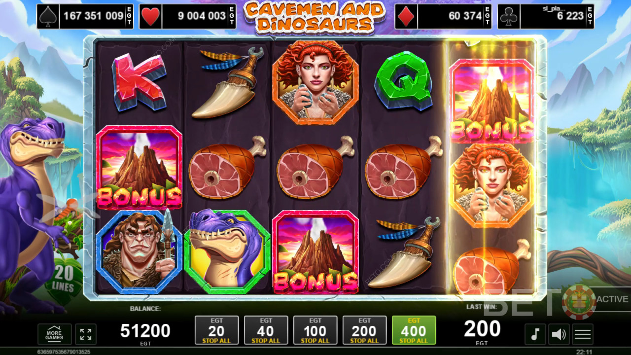 Cavemen and Dinos Review by BETO Pokies