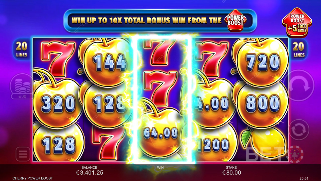 Cherry Power Boost Free Play