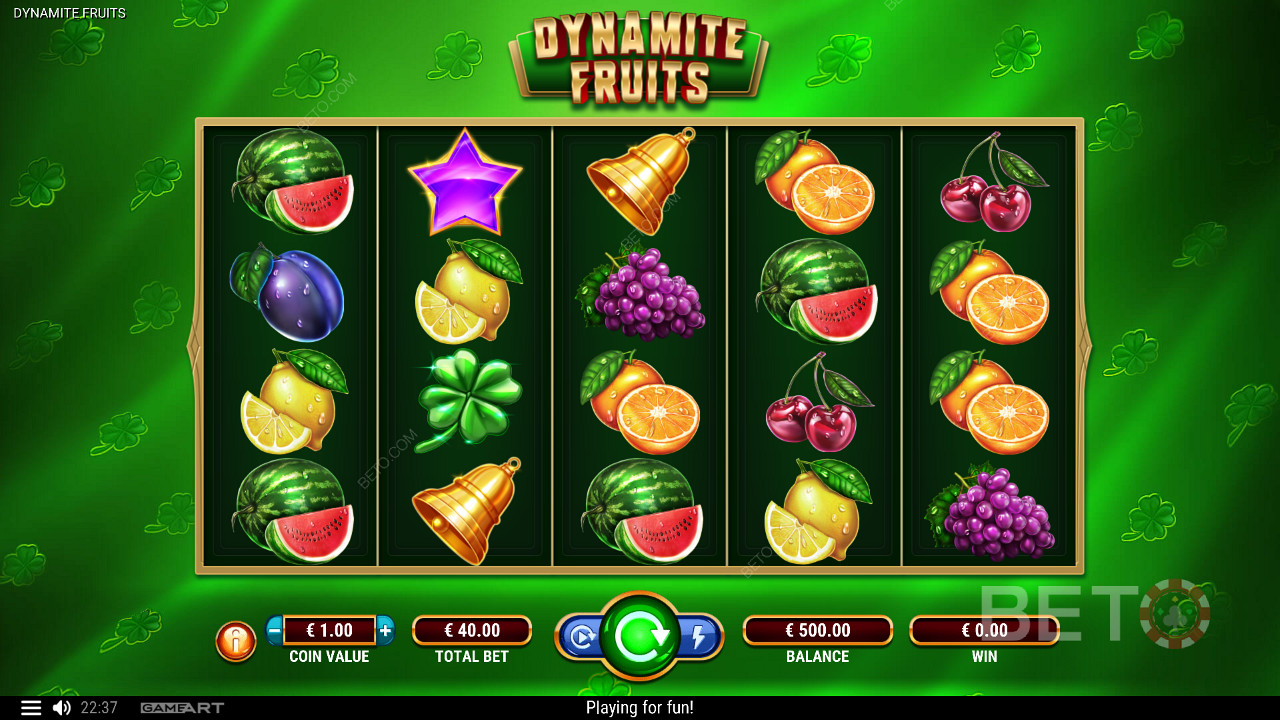 Juicy fruit bonanza in Dynamite Fruits