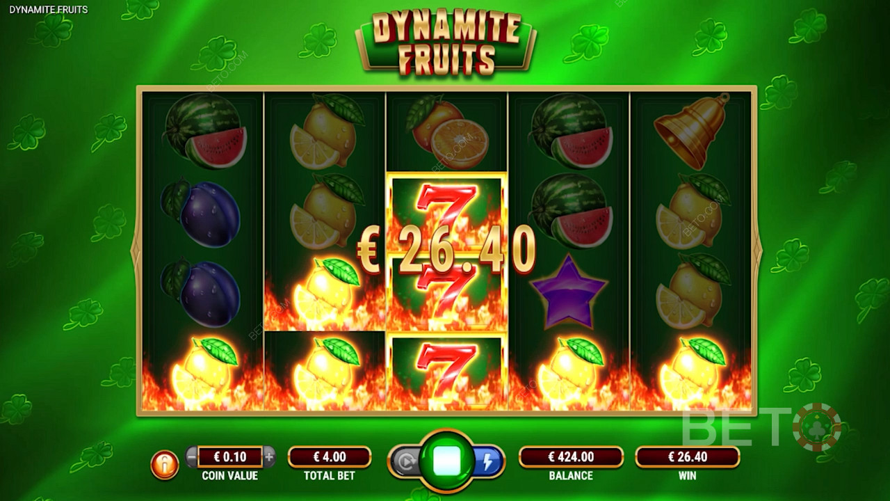 Sweet wins in Dynamite Fruits