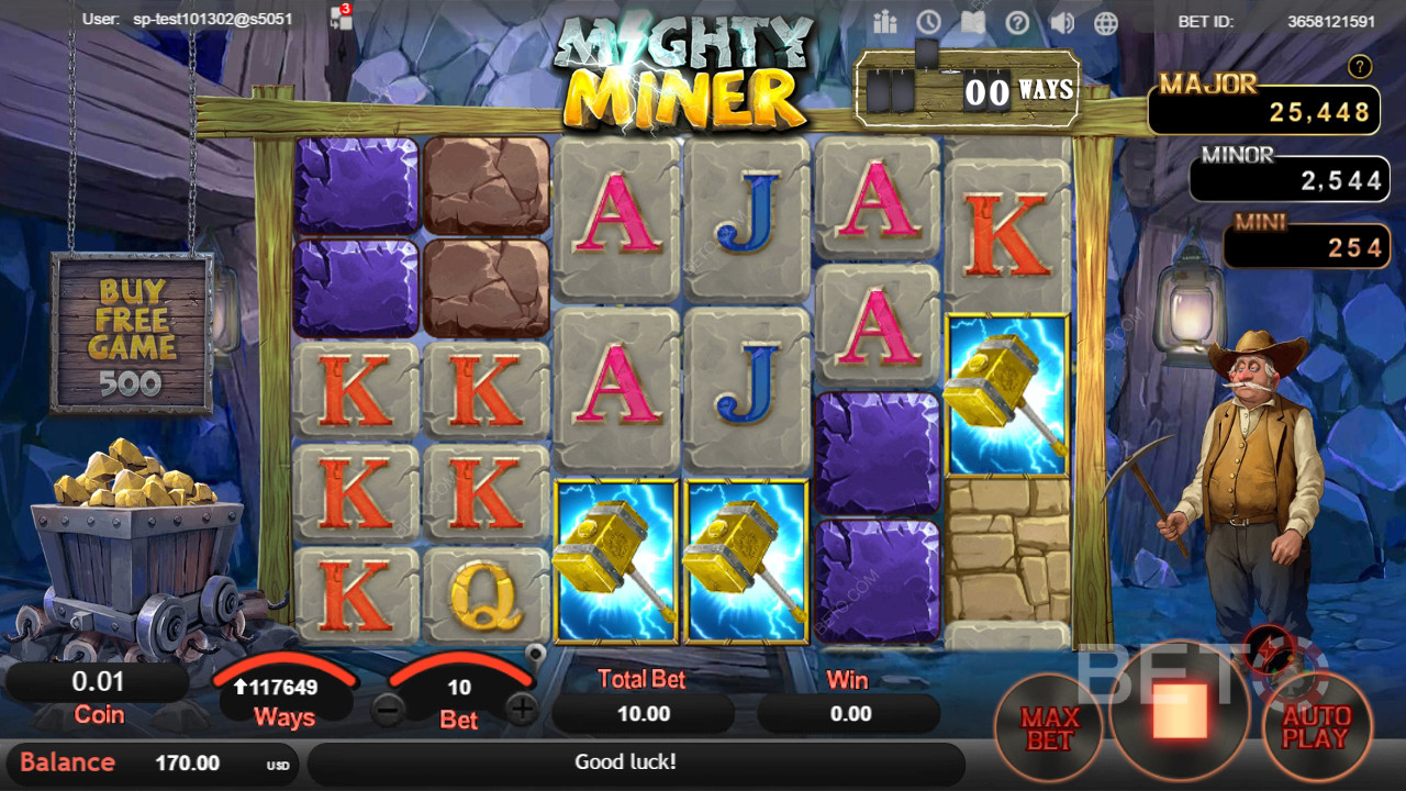 Mighty Miner Free Play
