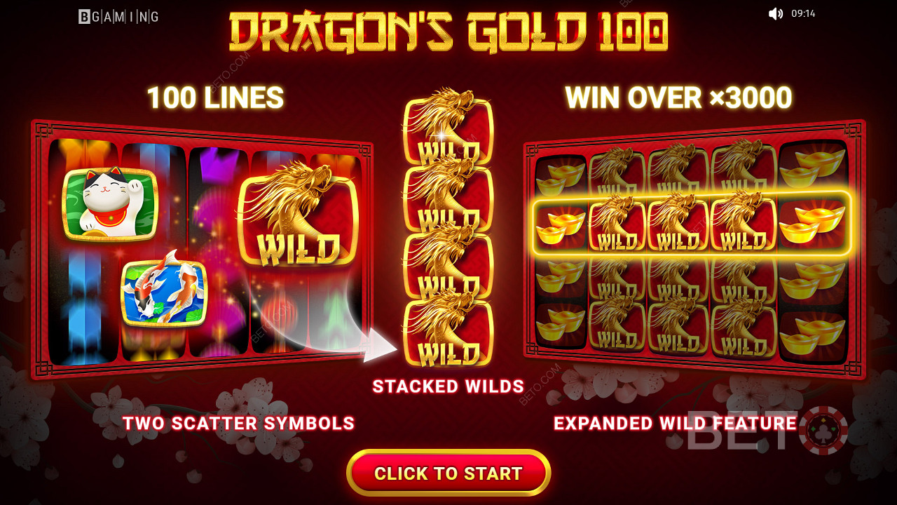 Keen on thrilling Scatter Symbols in the Dragons Gold?