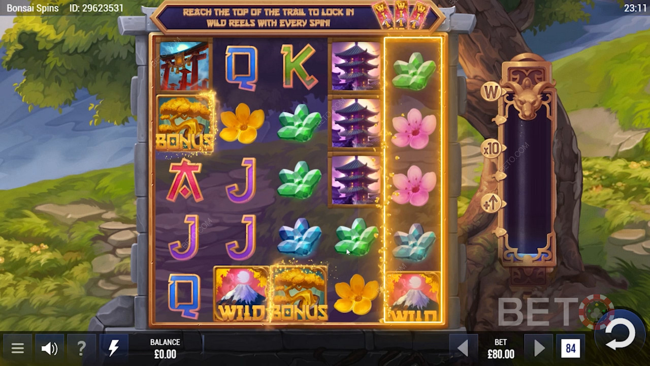 Kiwi-style animations in the bonus spins