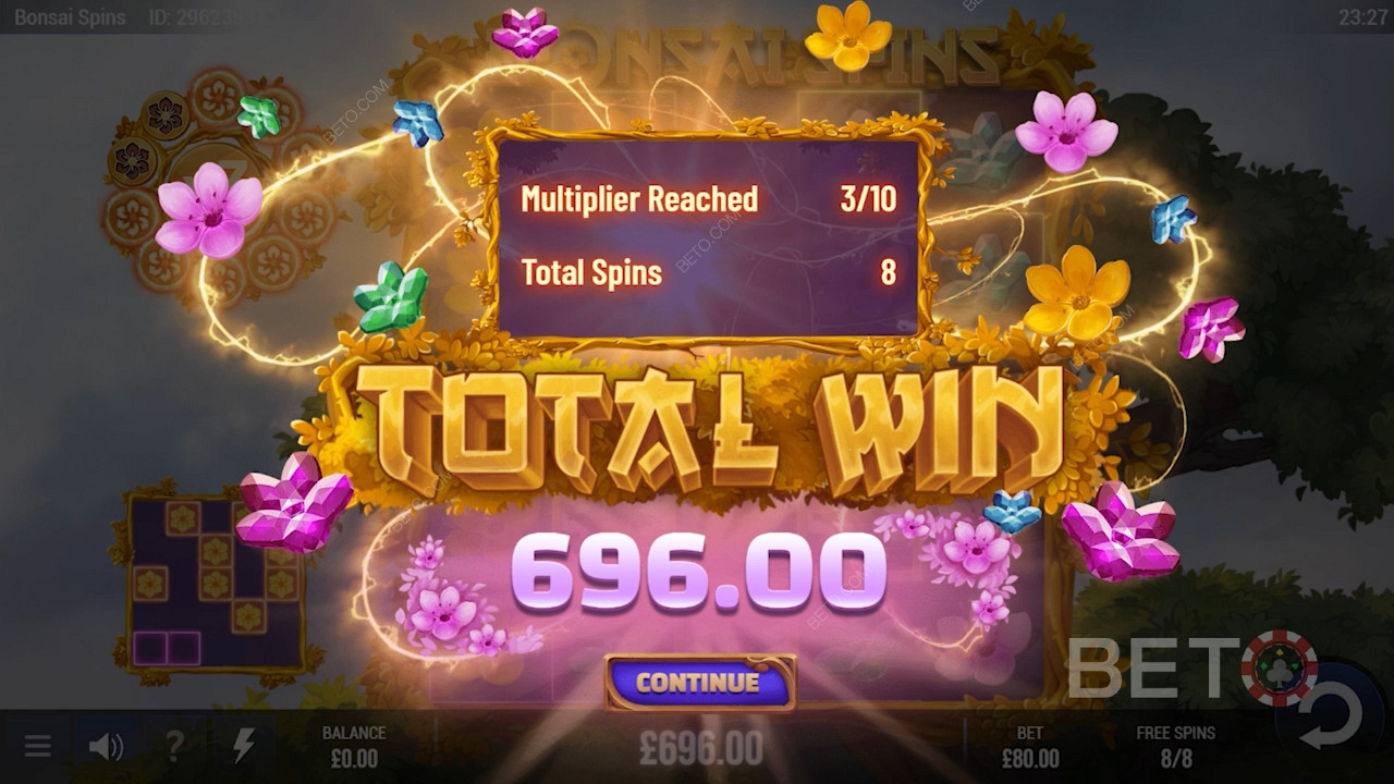 Bonsai Spins packs a solid punch for payouts