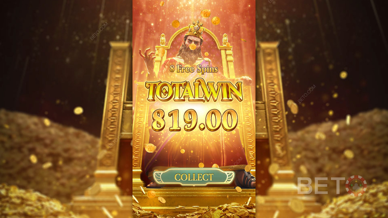 Score 2,318x Your Wager in Midas Fortune Pokie Online!