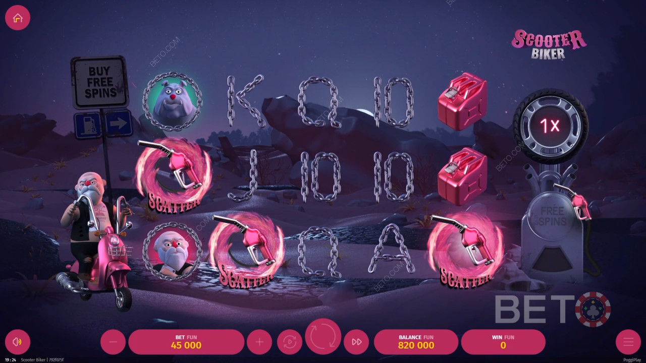 Scooter Rider Review by BETO Pokies