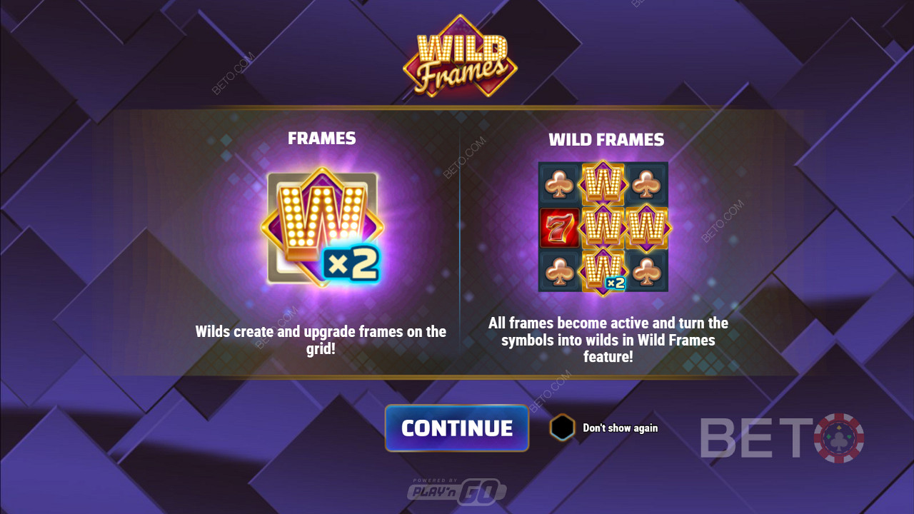 Kicking off Wild Frames and its sweet bonus features