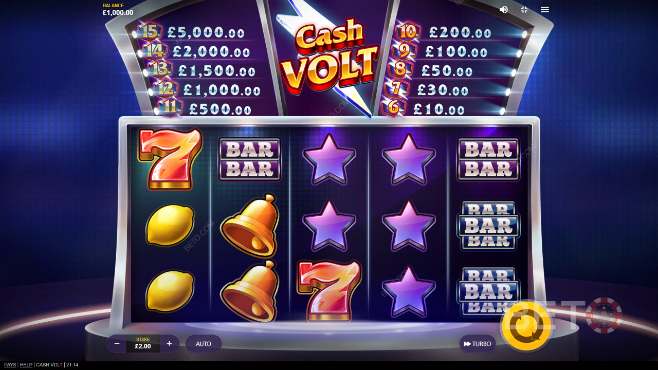 The Lucky Red 7 symbol dishes out top rewards per spin, up to 300x your bet